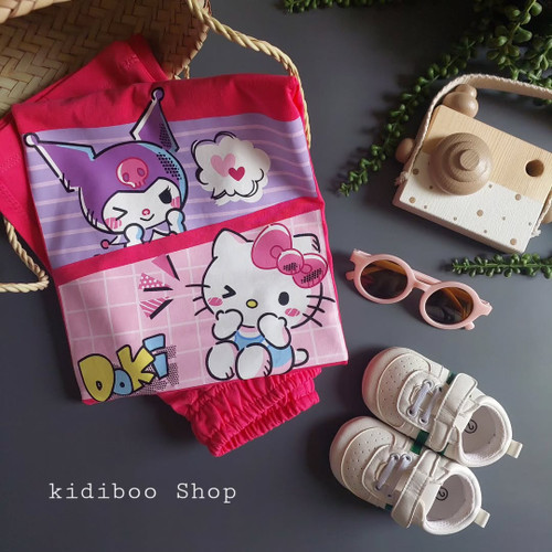 ست تیشرت شلوارک کیتی کرومی