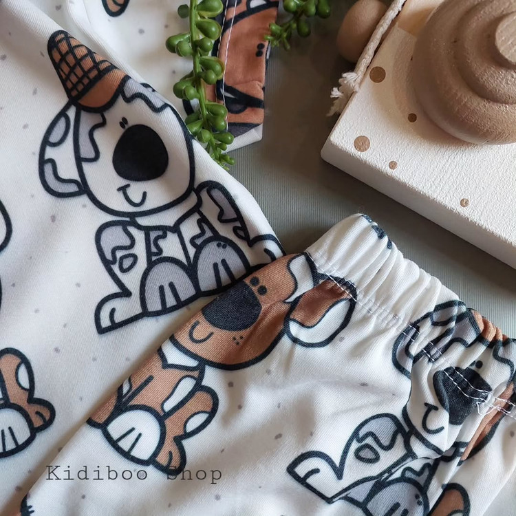 ست راحتی تیشرت شلوارک داگی