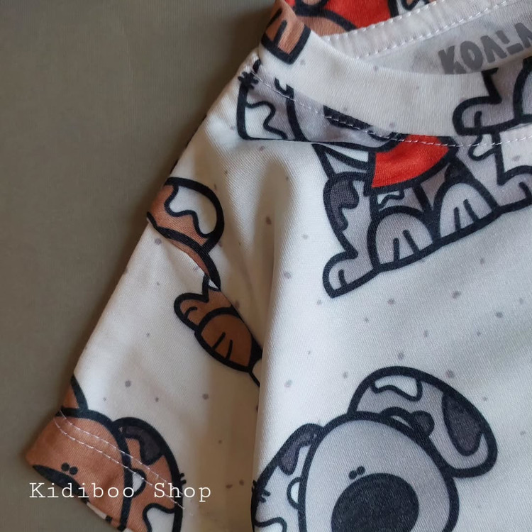 ست راحتی تیشرت شلوارک داگی