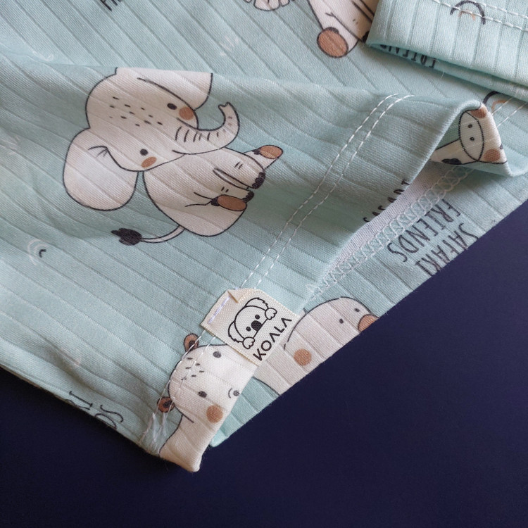 ست تیشرت شلوارک راحتی کودک Koala | نخ پنبه ریلی | مناسب ۹ ماه تا ۸ سال